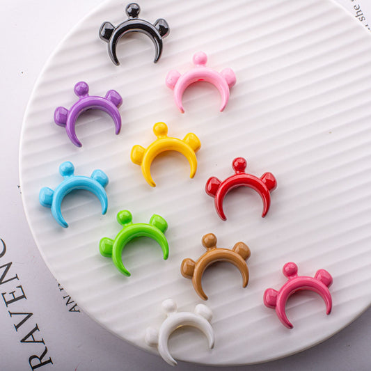TT0611-20 Pieces Mixed acrylic hair band beads  . Fit for bead pens