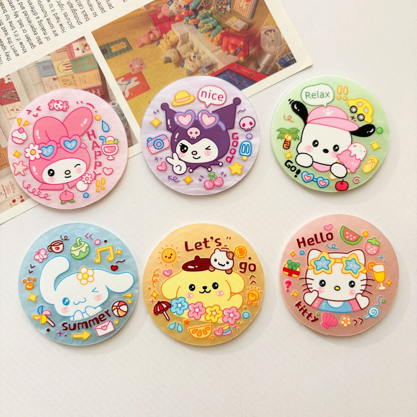 TT0622-20 Pieces Mixed Sanrio series patches