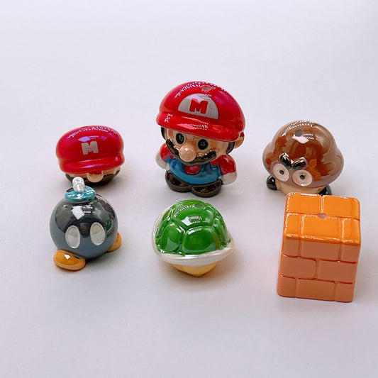 TT0605-10 Pieces Mixed Mario series beads . Fit for bead pens